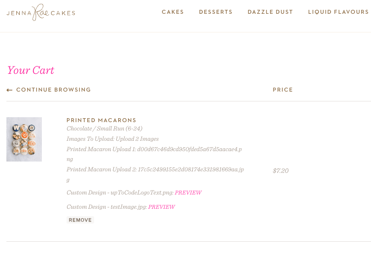 Gallery image: Jenna Rae Cakes custom cake design interface – 6 of 6